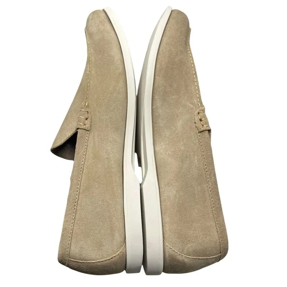 J Crew Venetian Loafers Mens Tan Suede Slip On Driving Casual Shoes Resort